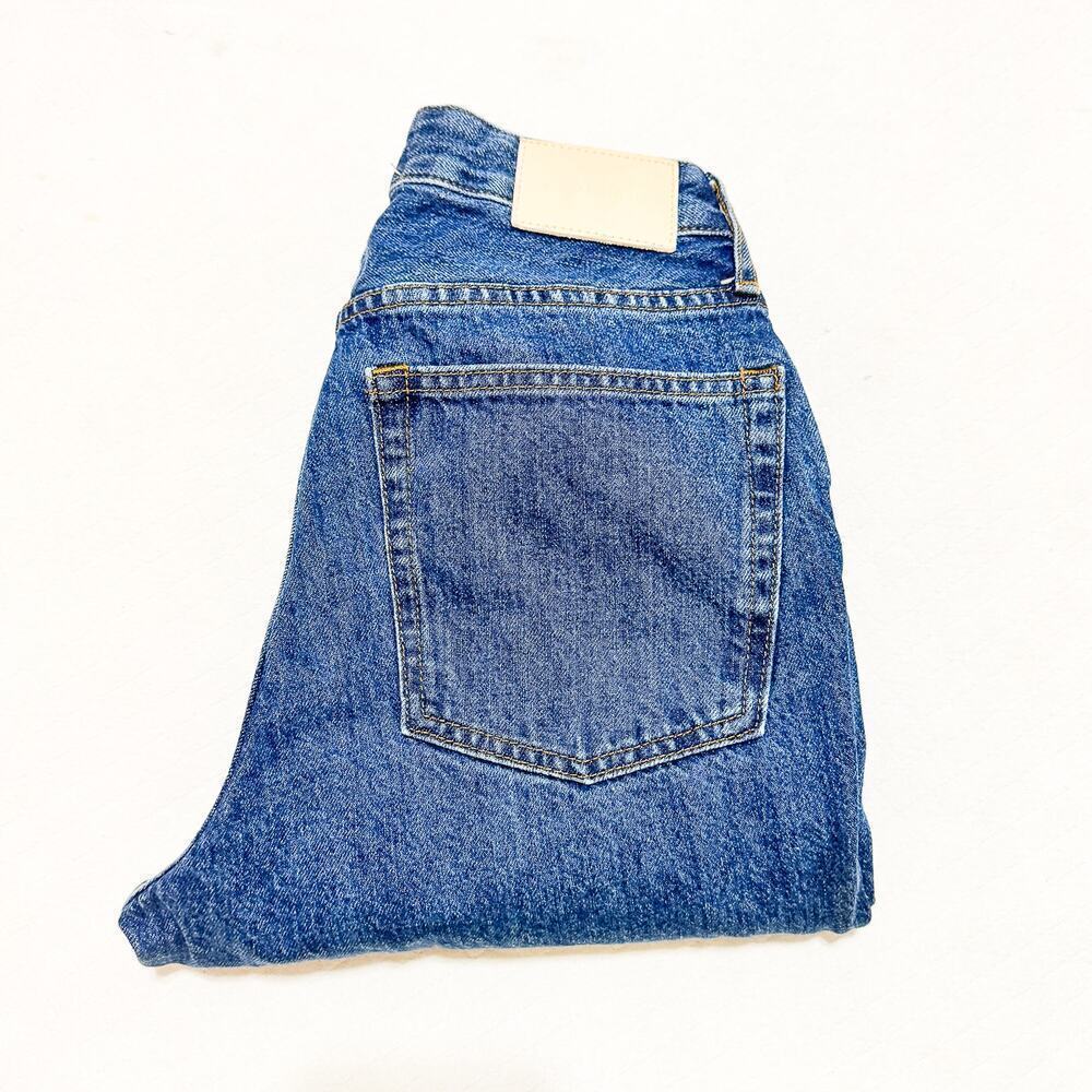 Everlane The Curvy '90s Cheeky Straight Jean Organic Cotton Denim Size 27 Crop